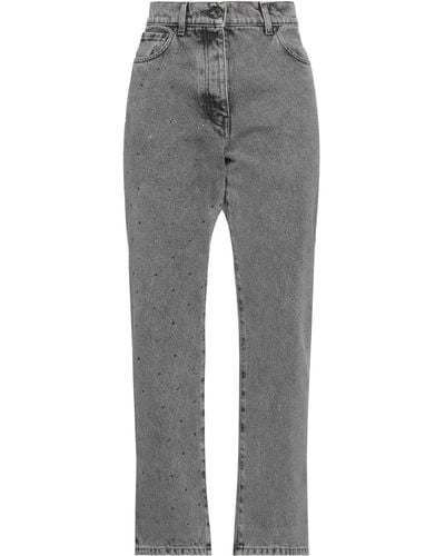 MSGM Pantalon en jean - Gris