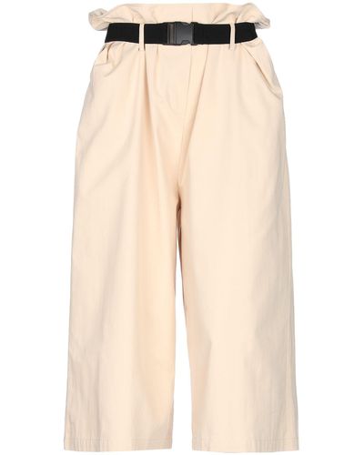 WEILI ZHENG Cropped Trousers - Natural
