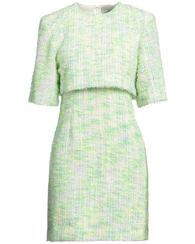 Sandro Tweed Mini Dress - Green