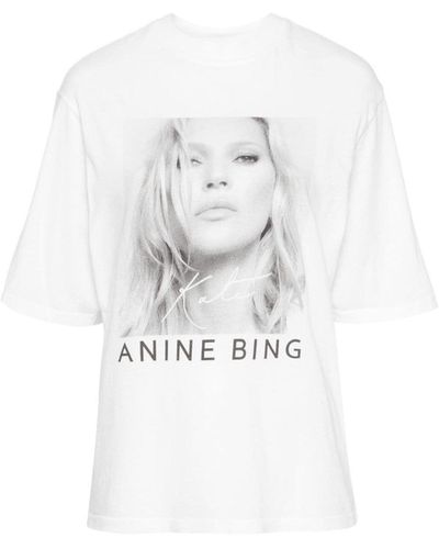 Anine Bing Camiseta - Blanco