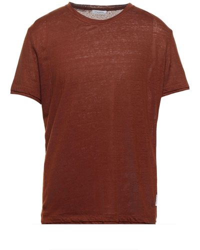 Paolo Pecora T-Shirt Linen - Red