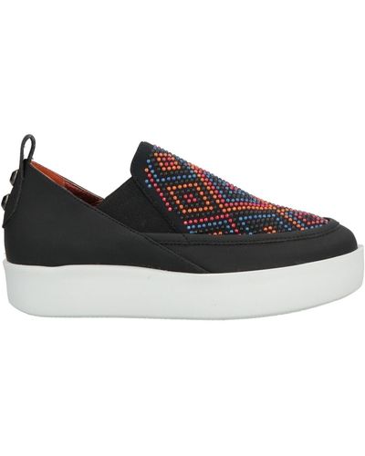 Alexander Smith Sneakers Soft Leather, Textile Fibers - Black