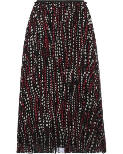 RED Valentino Midi Skirt - Black