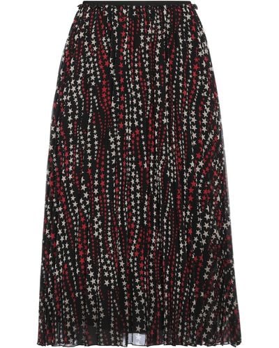 RED Valentino Midi-Rock - Schwarz