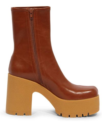 Jeffrey Campbell Bottines - Marron