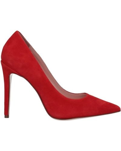 Anna F. Court Shoes - Red