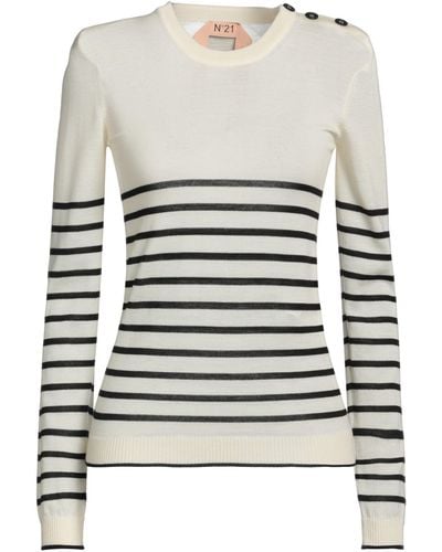 N°21 Pullover - Bianco