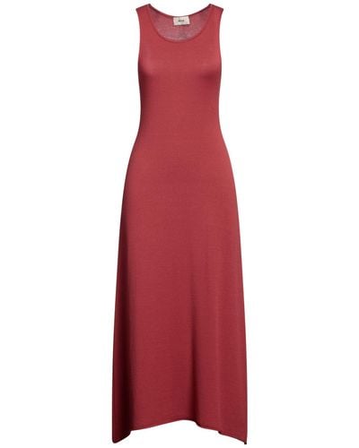 Akep Midi Dress - Red