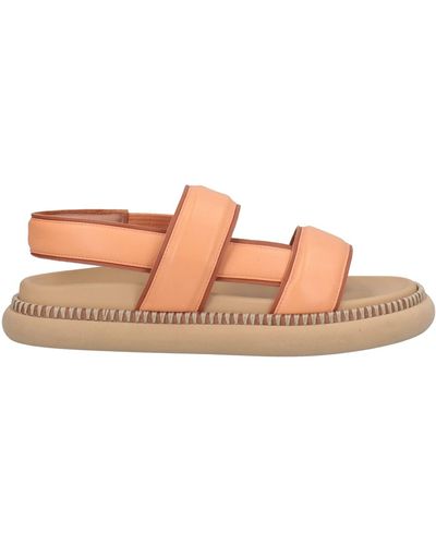 Alysi Apricot Sandals Soft Leather - Pink