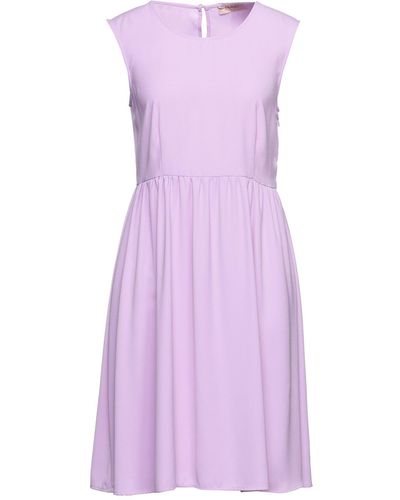 Twin Set Mini Dress - Purple