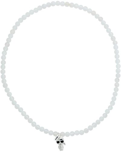 Karl Lagerfeld Halskette - Weiß