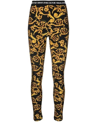 Versace Leggings - Mettallic