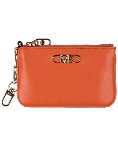 Michael kors orange sale clutch