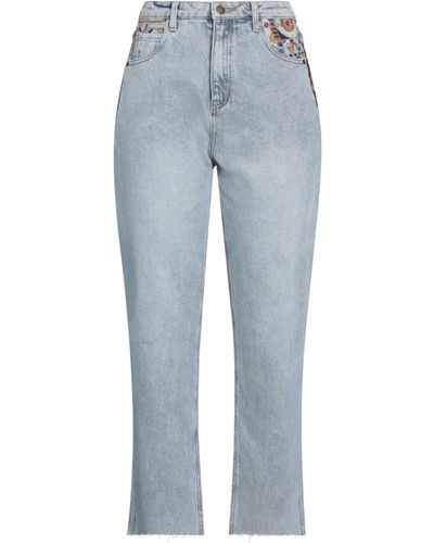Desigual Pantalon en jean - Bleu