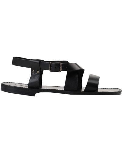 L'artigiano Del Cuoio Sandalias - Negro