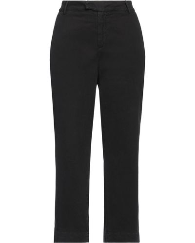 Roy Rogers Cropped Trousers - Black