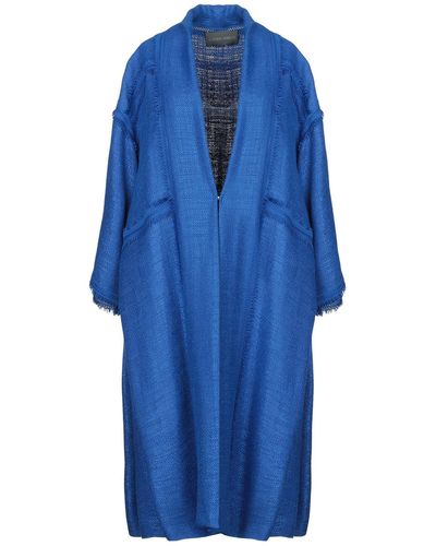 Alberta Ferretti Overcoat & Trench Coat - Blue