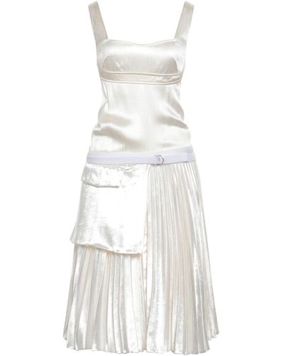 Victoria Beckham Midi Dress - White
