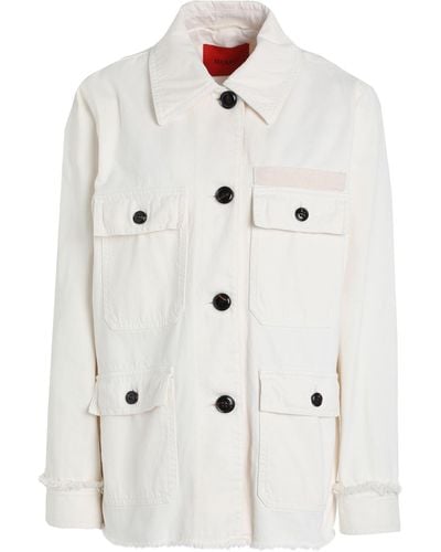 MAX&Co. Denim Outerwear - White