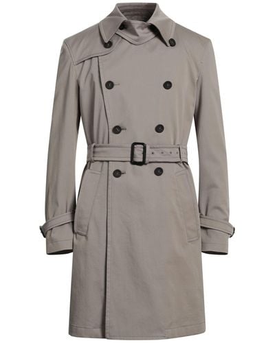 Canali Overcoat & Trench Coat - Grey