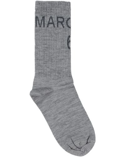 MM6 by Maison Martin Margiela Socks & Hosiery - Gray