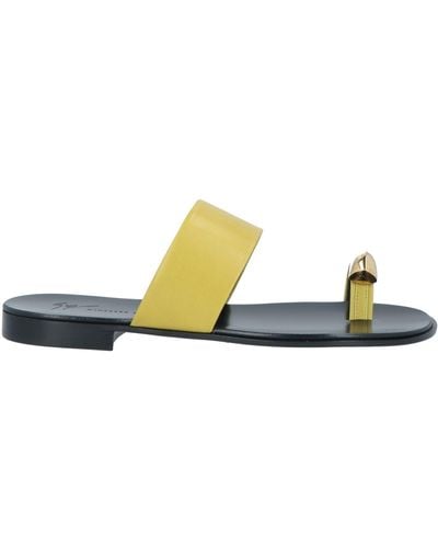 Giuseppe Zanotti Tongs - Jaune