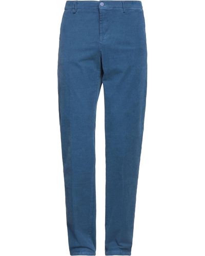 Mp Massimo Piombo Trouser - Blue