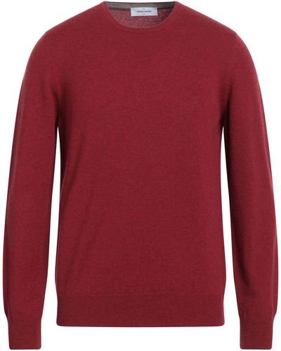 Gran Sasso Brick Sweater Virgin Wool, Viscose, Cashmere - Red
