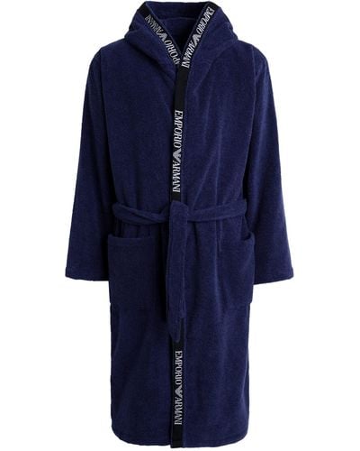 Emporio Armani Dressing Gown Or Bathrobe - Blue