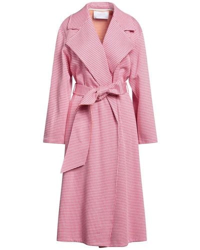 Harris Wharf London Overcoat & Trench Coat - Pink