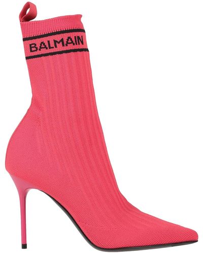 Balmain Ankle Boots - Pink
