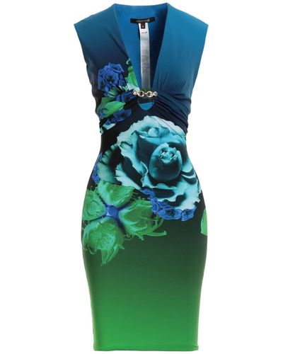 Roberto Cavalli Midi Dress - Blue