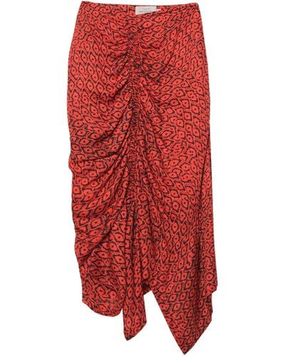 Preen By Thornton Bregazzi Long Skirt - Red