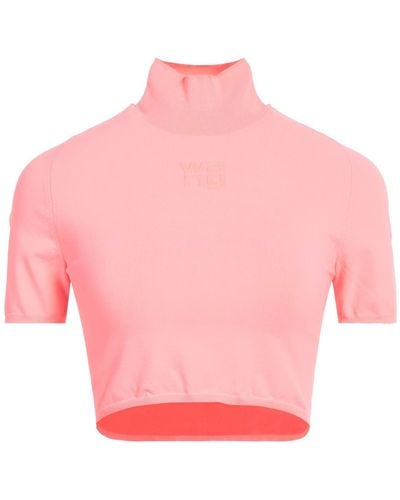 T By Alexander Wang Col roulé - Rose