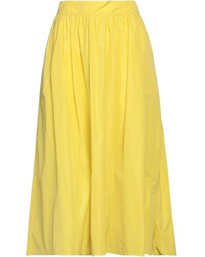Niu Midi Skirt - Yellow