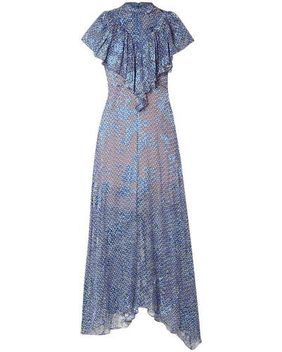 Preen By Thornton Bregazzi Long Dress - Blue