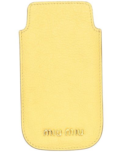 Miu Miu Covers & Cases - Yellow