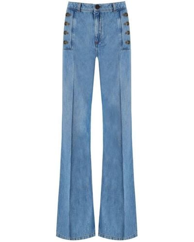 Twin Set Pantaloni Jeans - Blu