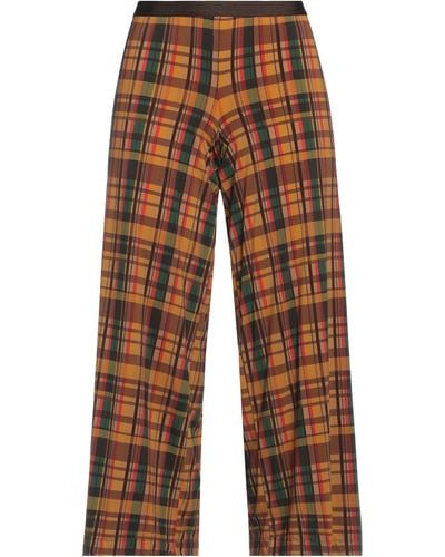 Siyu Cropped Pants - Brown