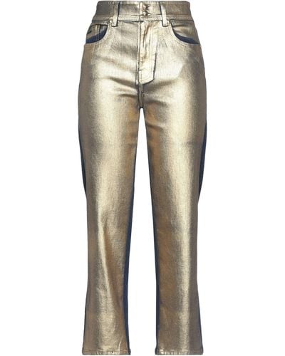 Versace Denim Pants - Metallic