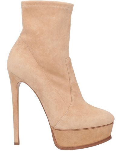 Casadei Ankle Boots - Natural