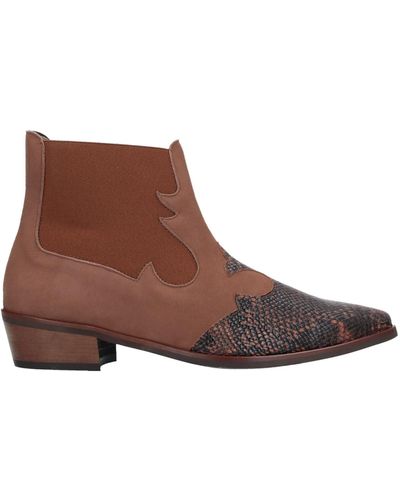 Marian Ankle Boots - Brown