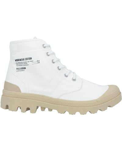 Palladium Ankle Boots - White