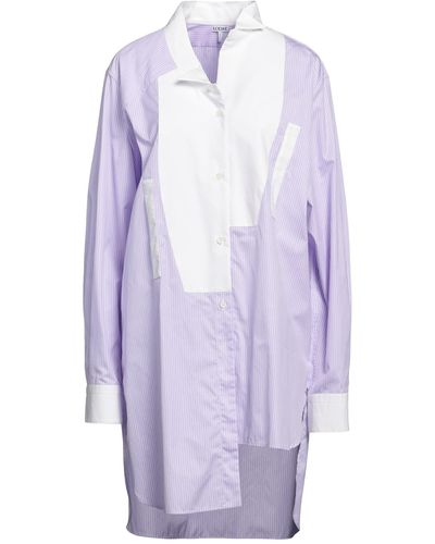 Loewe Chemise rayée asymétrique - Violet