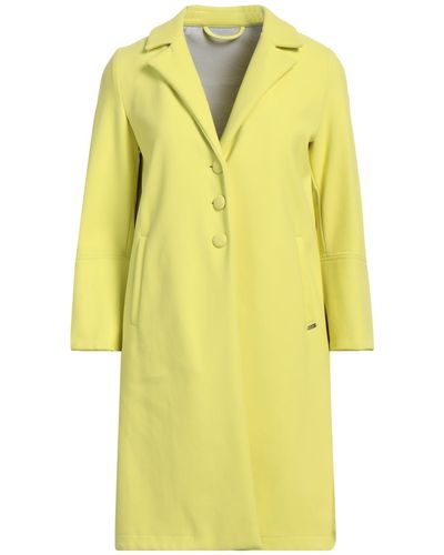 Yuko Overcoat & Trench Coat - Yellow