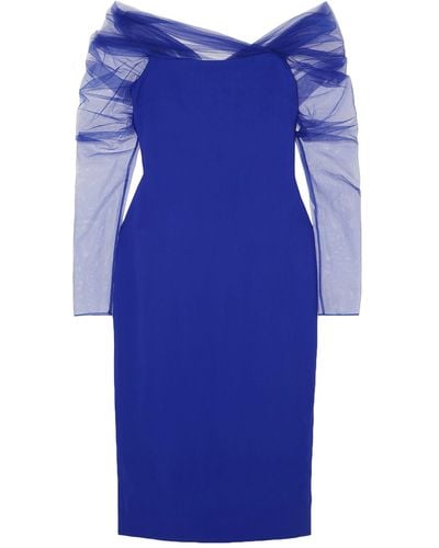 Cushnie Midi Dress - Blue