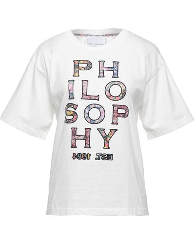 Philosophy Di Lorenzo Serafini T-shirts - Weiß