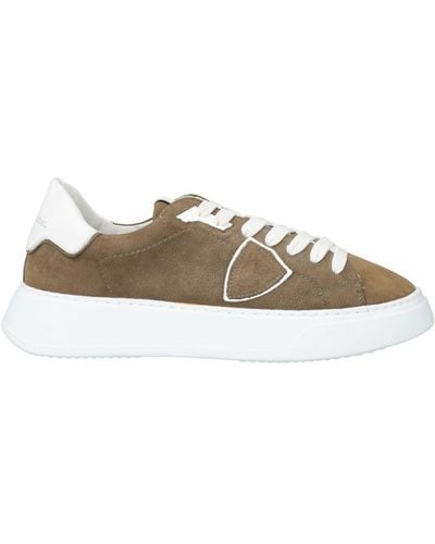 Philippe Model Military Trainers Leather - Green