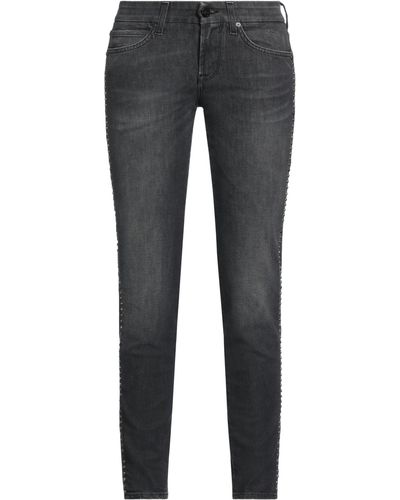 7 For All Mankind Denim Trousers - Black