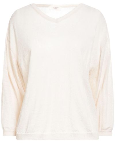 Zanone Sweater Linen, Cotton - White